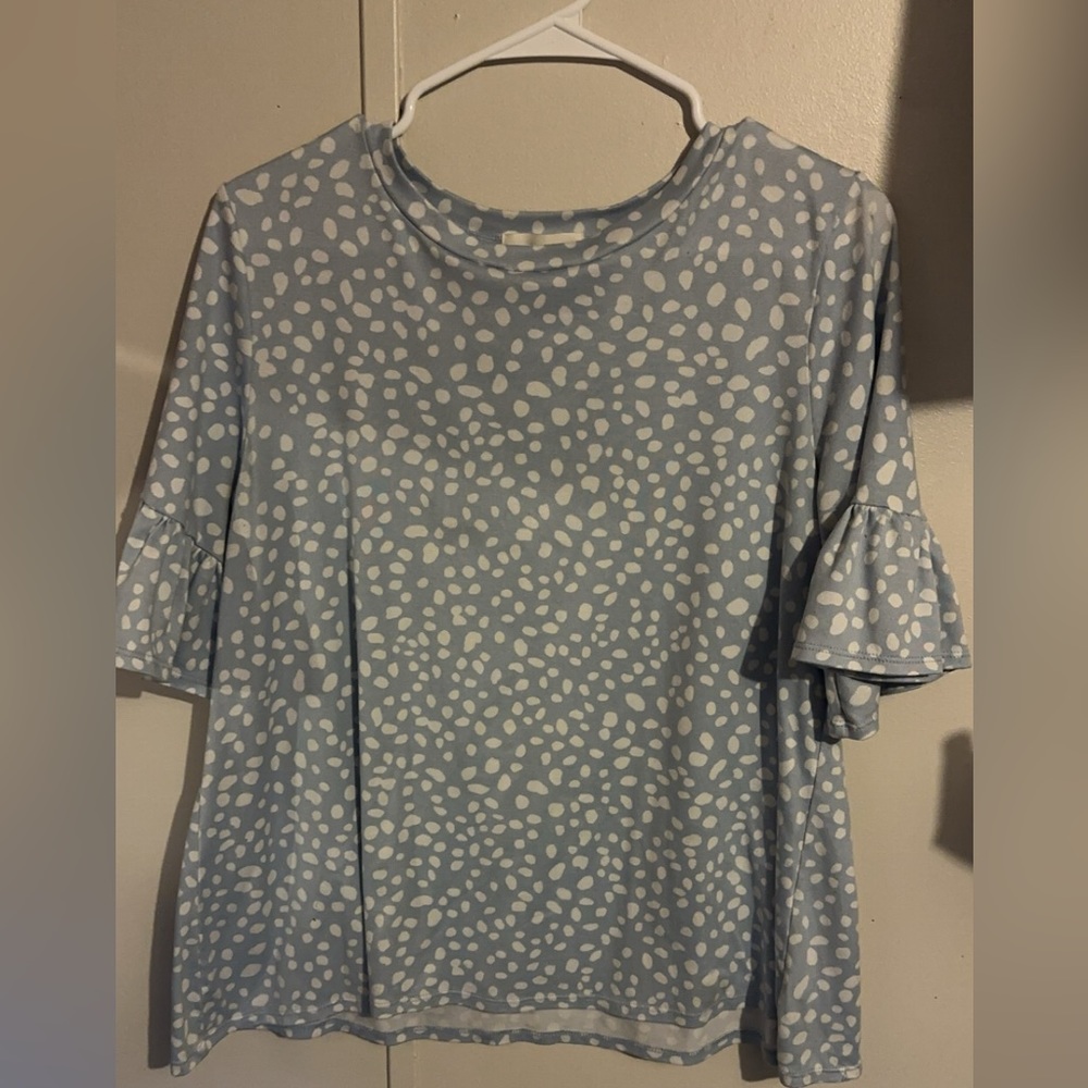 blue blouse small
